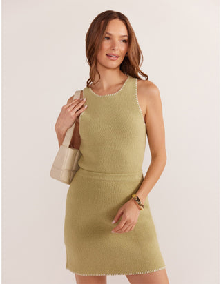 Tori knit spring green