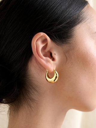 Porte Hoop Gold Plated Earrings ~ LS2021232