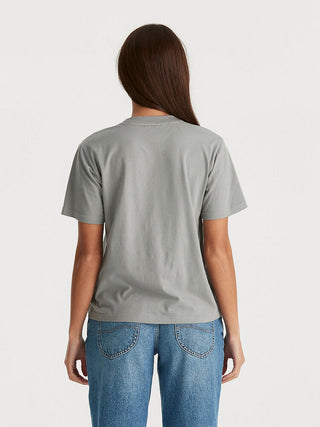 Lee denim tee - soft grey