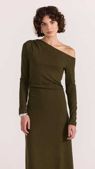 Mason midi dress- khaki