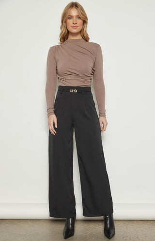 KELSO WIDE LEG PANT - BLACK